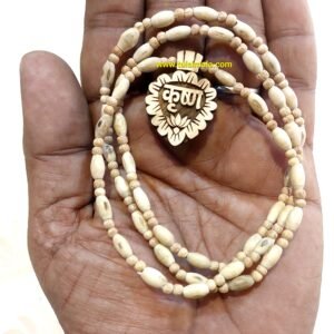 Tulsi Neck Mala with Digital Krishna Print Locket
