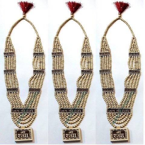 Tulsi Antique Mala With Bhaktmal Locket - Image 4