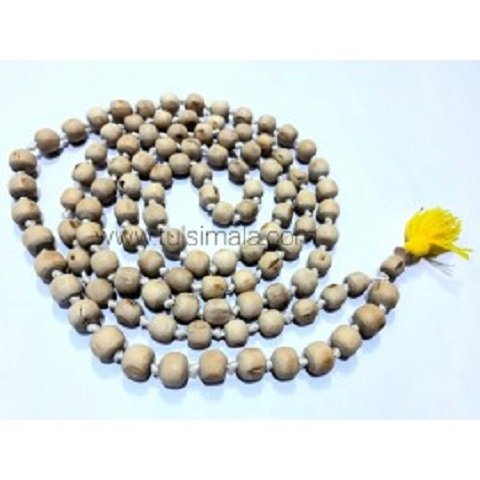 Tulsi Japa Mala Fine Quality Round 16 MM Bead Mala