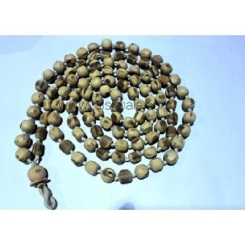 Tulsi Japa Mala Natural Cutting Round Big Size Bead Mala