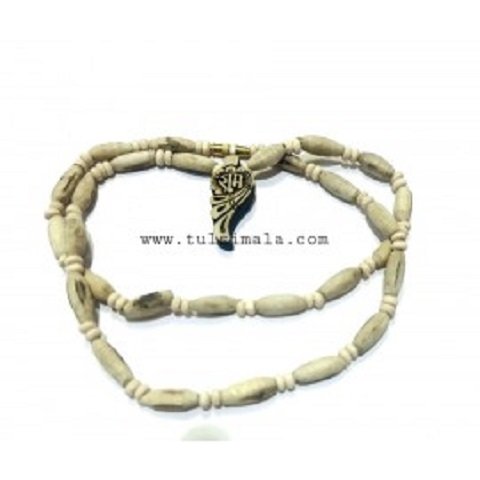 Tulsi Neck Mala WIth Ram conch Shape