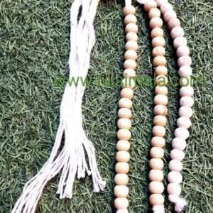 Neem Wood Sakshi Mala Counter White
