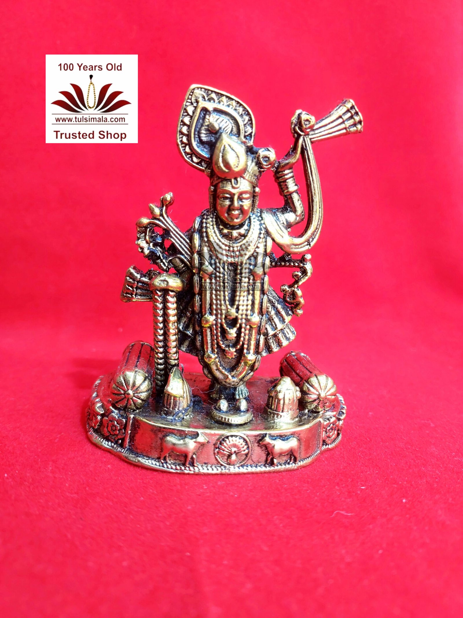 ShreiNath Ji Brass Deites { Idol } 3 Inch
