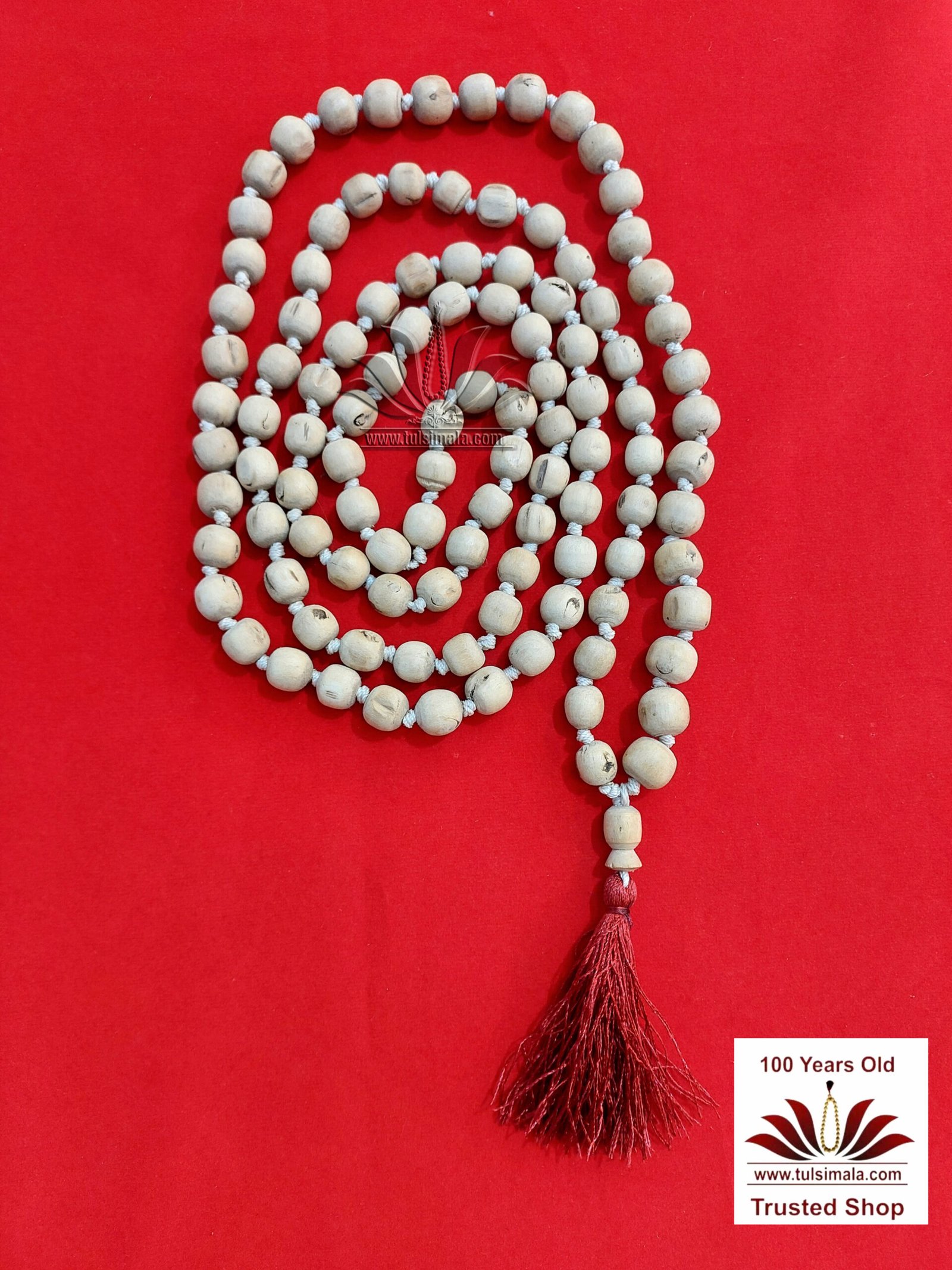 Tulsi Japa Mala Fine Quality Round Bead Mala - Image 3
